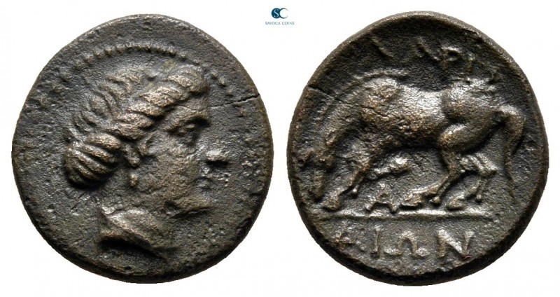 Thessaly. Larissa circa 380-337 BC. 
Bronze Æ

13 mm., 2,15 g.



very fi...