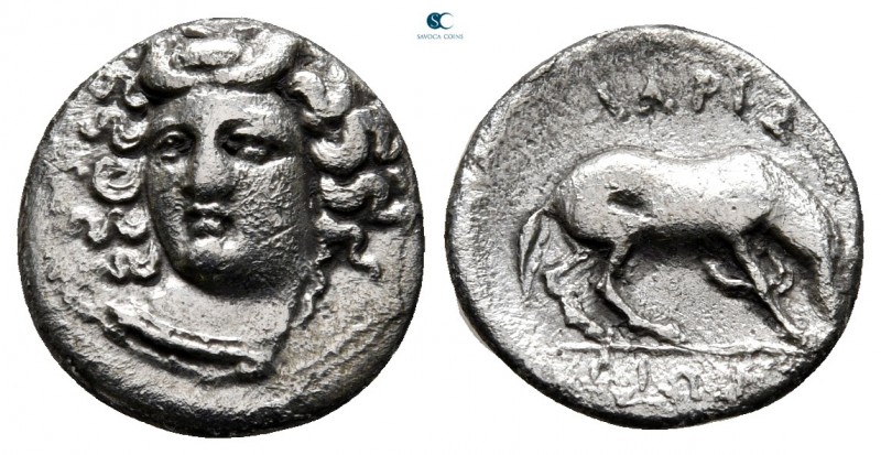 Thessaly. Larissa circa 356-342 BC. 
Hemidrachm AR

14 mm., 2,06 g.



ne...