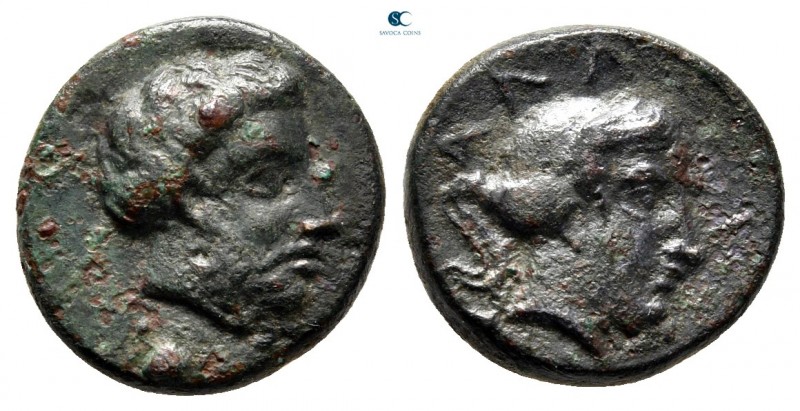 Thessaly. Phalanna 375-300 BC. 
Dichalkon Æ

14 mm., 2,97 g.



very fine...