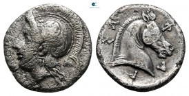 Thessaly. Pharsalos circa 350-325 BC. Hemidrachm AR