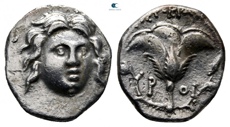 Thessaly. Pseudo-Rhodian issue 170-160 BC. 
Drachm AR

15 mm., 2,40 g.


...