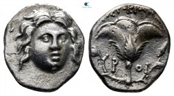 Thessaly. Pseudo-Rhodian issue 170-160 BC. Drachm AR