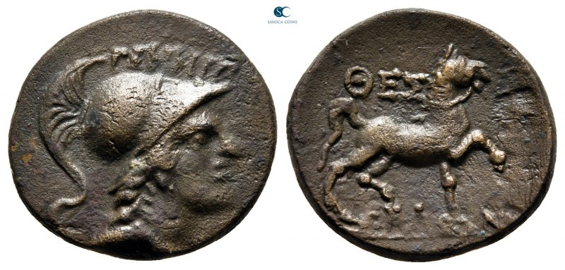 Thessaly. Thessalian League circa 120-50 BC. 
Bronze Æ

20 mm., 5,31 g.


...