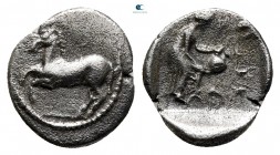 Thessaly. Trikka 420-400 BC. Obol AR
