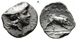 Aetolia. Aitolian League circa 205-150 BC. Triobol AR