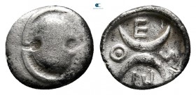 Boeotia. Thespiae circa 380-350 BC. Obol AR