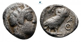 Attica. Athens 454-404 BC. Obol AR