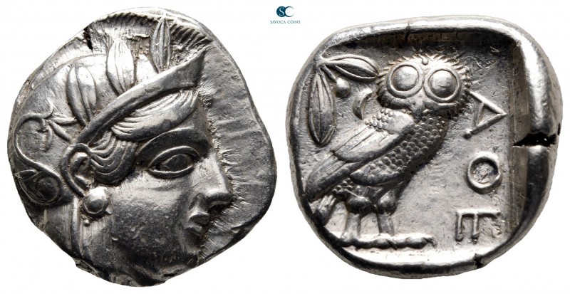 Attica. Athens circa 454-404 BC. 
Tetradrachm AR

22 mm., 17,19 g.



goo...