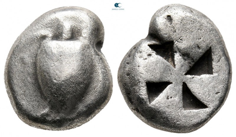 Islands off Attica. Aegina 525-480 BC. 
Stater AR

19 mm., 12,14 g.



ve...