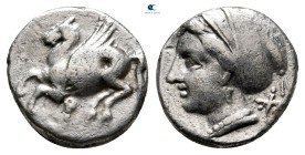 Corinthia. Corinth 345-307 BC. Drachm AR