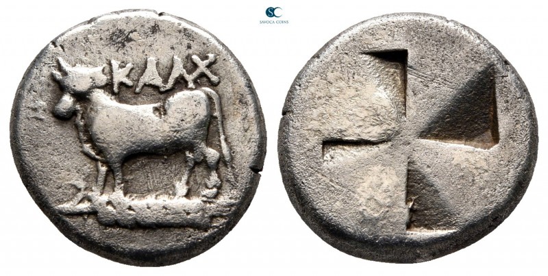 Bithynia. Kalchedon circa 387/6-340 BC. 
Drachm AR

15 mm., 5,13 g.



ve...