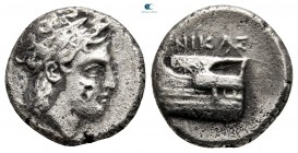 Bithynia. Kios 345-315 BC. Nikas (NIKAΣ), magistrate. Siglos-Drachm AR