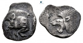 Mysia. Kyzikos circa 525-475 BC. Obol AR
