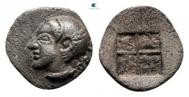 Troas. Gargara 500-450 BC. Obol AR