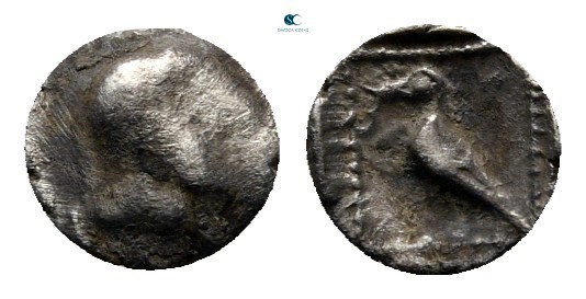 Lycia. Uncertain Dynast circa 400-300 BC. 
Hemiobol AR

5 mm., 0,14 g.


...