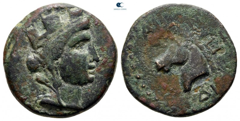 Cilicia. Aigeai 164-27 BC. 
Bronze Æ

18 mm., 5,12 g.



very fine