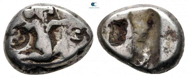 Achaemenid Empire. Sardeis. Time of Xerxes II to Artaxerxes II 420-375 BC. 
Sig...