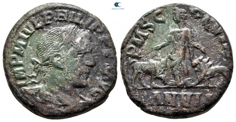 Moesia Superior. Viminacium. Philip I Arab AD 244-249. 
Bronze Æ

27 mm., 19,...