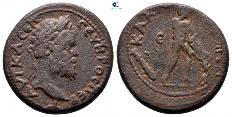 Moesia Inferior. Callatis. Septimius Severus AD 193-211. 
Bronze Æ

25 mm., 1...