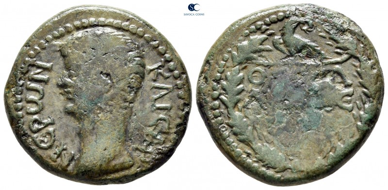 Macedon. Thessalonica. Nero AD 54-68. 
Bronze Æ

25 mm., 10,11 g.



near...