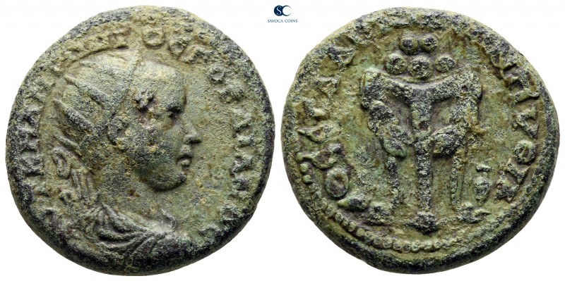 Macedon. Thessalonica. Gordian III AD 238-244. 
Bronze Æ

25 mm., 12,38 g.
...