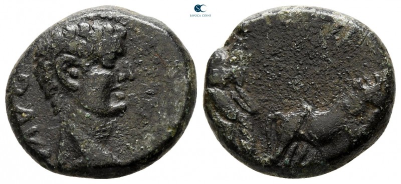 Macedon. Uncertain (Philippi?). Tiberius AD 14-37. 
Bronze Æ

17 mm., 4,32 g....