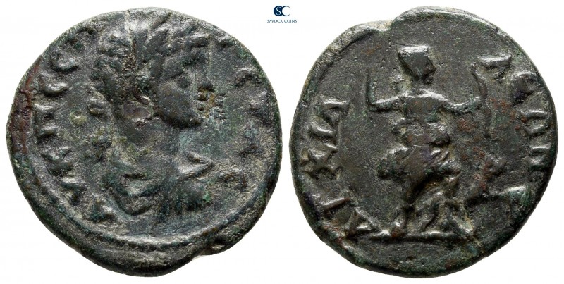 Thrace. Anchialos. Geta as Caesar AD 197-209. 
Bronze Æ

22 mm., 5,51 g.

...