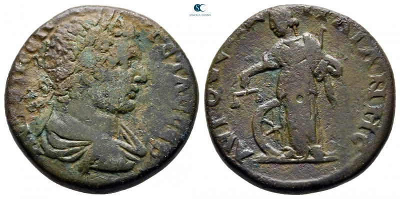 Thrace. Augusta Traiana. Geta AD 198-211. 
Bronze Æ

27 mm., 14,12 g.



...