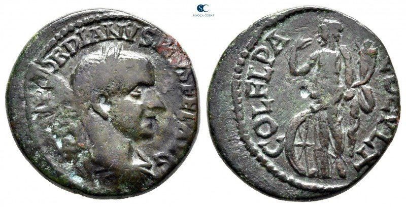 Thrace. Deultum. Gordian III AD 238-244. 
Bronze Æ

22 mm., 7,00 g.



ve...