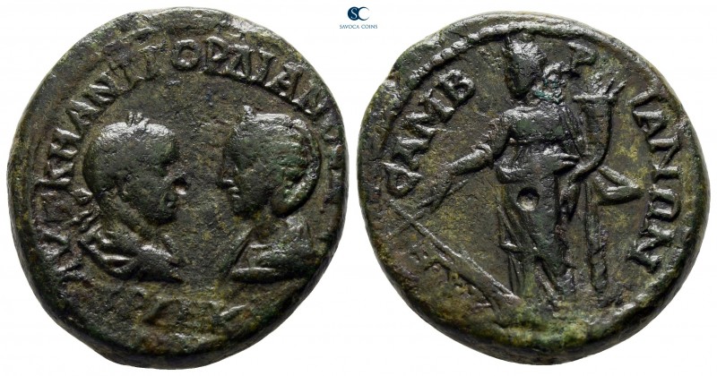 Thrace. Mesembria. Gordian III with Tranquillina AD 238-244. 
Bronze Æ

26 mm...