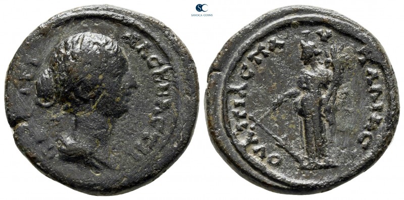 Thrace. Pautalia. Faustina II AD 147-175. 
Bronze Æ

22 mm., 7,17 g.



v...