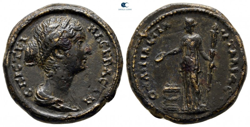Thrace. Pautalia. Faustina II AD 147-175. 
Bronze Æ

22 mm., 7,05 g.



v...