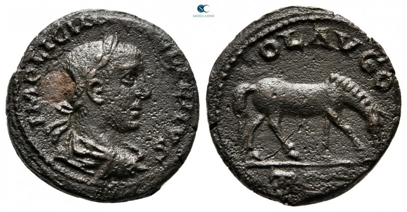 Troas. Alexandreia. Gallienus AD 253-268. 
Bronze Æ

21 mm., 5,18 g.



v...