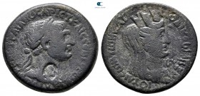 Seleucis and Pieria. Laodicea ad Mare. Trajan AD 98-117. Dated CY 162=AD 114/115. Bronze Æ
