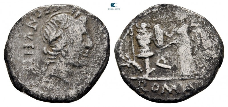 C. Egnatuleius C.F. C. Egnatuleius C.f. 97 BC. Rome
Quinarius AR

17 mm., 1,5...