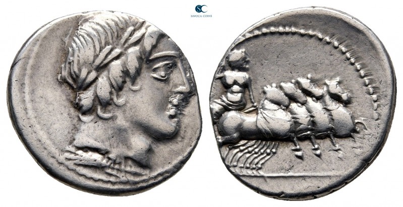 Gargilius, Ogulnius and Vergilius 86 BC. Rome
Denarius AR

20 mm., 3,91 g.
...