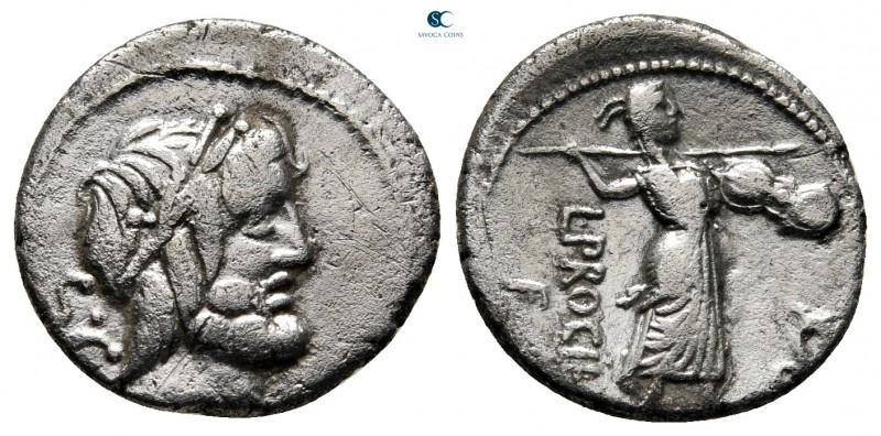 L. Procilius 80 BC. Rome
Denarius AR

17 mm., 3,43 g.



very fine