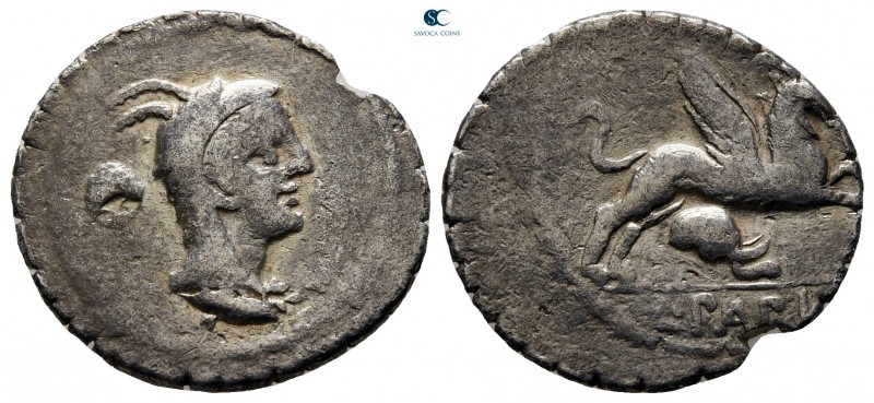 L. Papius 79 BC. Rome
Denarius AR

19 mm., 3,19 g.



very fine