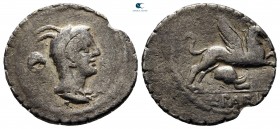 L. Papius 79 BC. Rome. Denarius AR