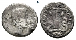 Octavian 29-27 BC. Uncertain italian mint, possibly Rome. Quinarius AR