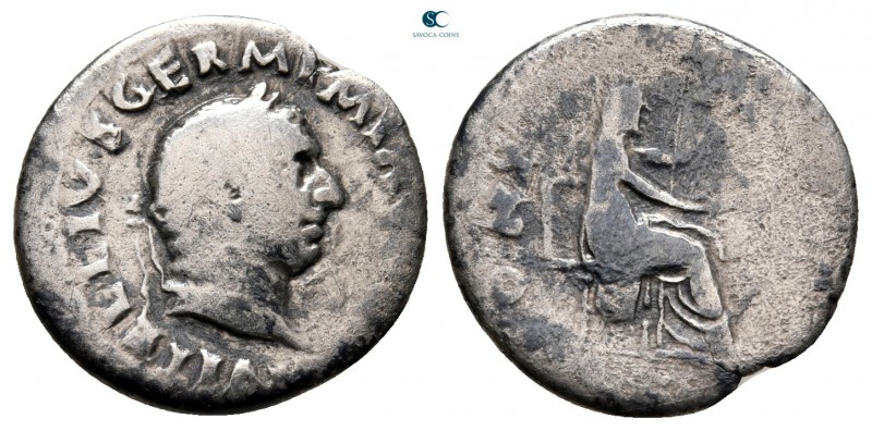 Vitellius AD 69-69. Rome
Denarius AR

16 mm., 2,48 g.



fine