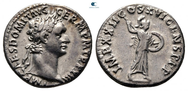 Domitian AD 81-96. Rome
Denarius AR

17 mm., 3,41 g.



very fine