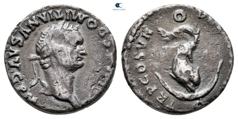 Domitian AD 81-96. Rome
Denarius AR

17 mm., 3,22 g.



very fine