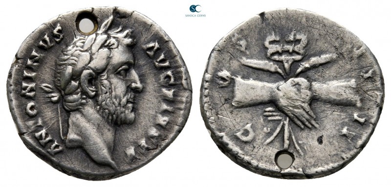Antoninus Pius AD 138-161. Rome
Denarius AR

17 mm., 2,98 g.



nearly ve...