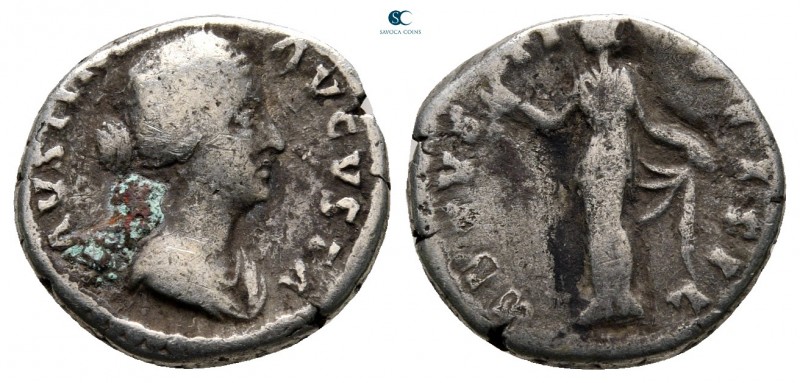Faustina II AD 147-175. Rome
Denarius AR

16 mm., 2,72 g.



nearly very ...