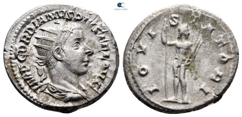 Gordian III AD 238-244. Rome
Antoninianus AR

21 mm., 4,52 g.



very fin...