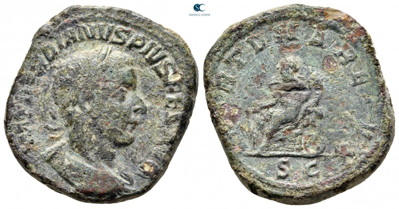 Gordian III AD 238-244. Rome
Sestertius Æ

31 mm., 22,97 g.



nearly ver...