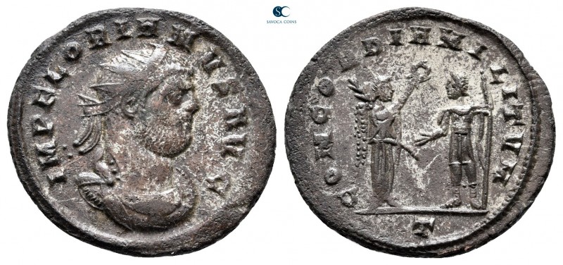 Florianus AD 276. Rome
Antoninianus Æ silvered

23 mm., 4,04 g.



very f...