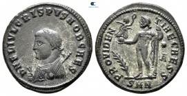 Crispus, as Caesar AD 316-326. Nicomedia. Follis Æ