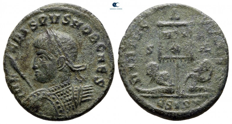 Crispus, as Caesar AD 316-326. Siscia
Follis Æ

19 mm., 2,78 g.



nearly...